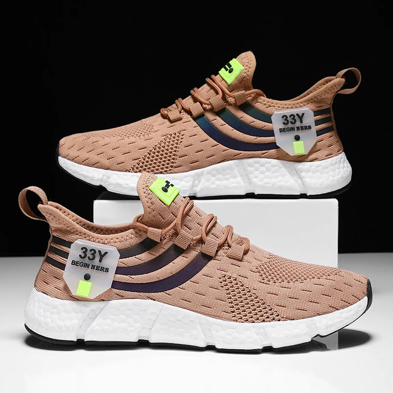 Scarpe sportive casual da uomo Sneakers leggere e traspiranti Scarpe da tennis estive da esterno da corsa Scarpe da passeggio Scarpe vulcanizzate da uomo