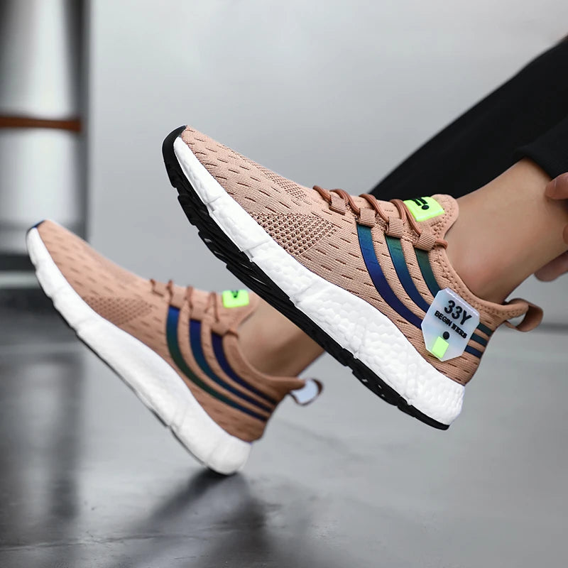 Scarpe sportive casual da uomo Sneakers leggere e traspiranti Scarpe da tennis estive da esterno da corsa Scarpe da passeggio Scarpe vulcanizzate da uomo