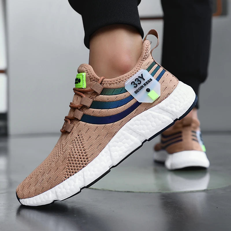 Scarpe sportive casual da uomo Sneakers leggere e traspiranti Scarpe da tennis estive da esterno da corsa Scarpe da passeggio Scarpe vulcanizzate da uomo