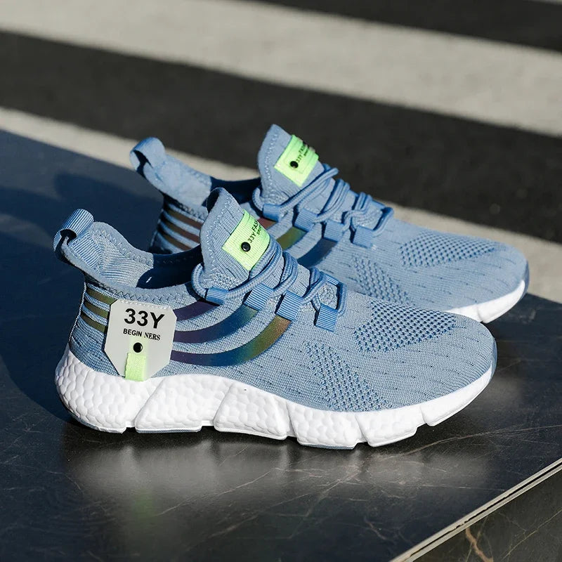 Scarpe sportive casual da uomo Sneakers leggere e traspiranti Scarpe da tennis estive da esterno da corsa Scarpe da passeggio Scarpe vulcanizzate da uomo