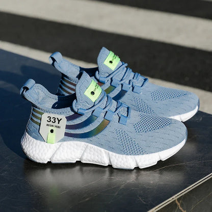 Scarpe sportive casual da uomo Sneakers leggere e traspiranti Scarpe da tennis estive da esterno da corsa Scarpe da passeggio Scarpe vulcanizzate da uomo