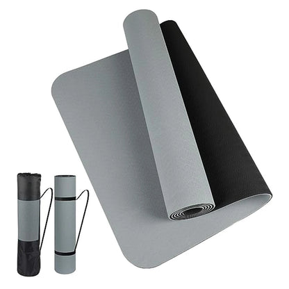 Tappetino yoga TPE spesso bicolore e antiscivolo, movimento di alta qualità per fitness fitness a casa del insapore Pad180 * 57 cm
