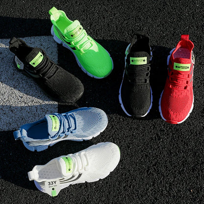Scarpe sportive casual da uomo Sneakers leggere e traspiranti Scarpe da tennis estive da esterno da corsa Scarpe da passeggio Scarpe vulcanizzate da uomo