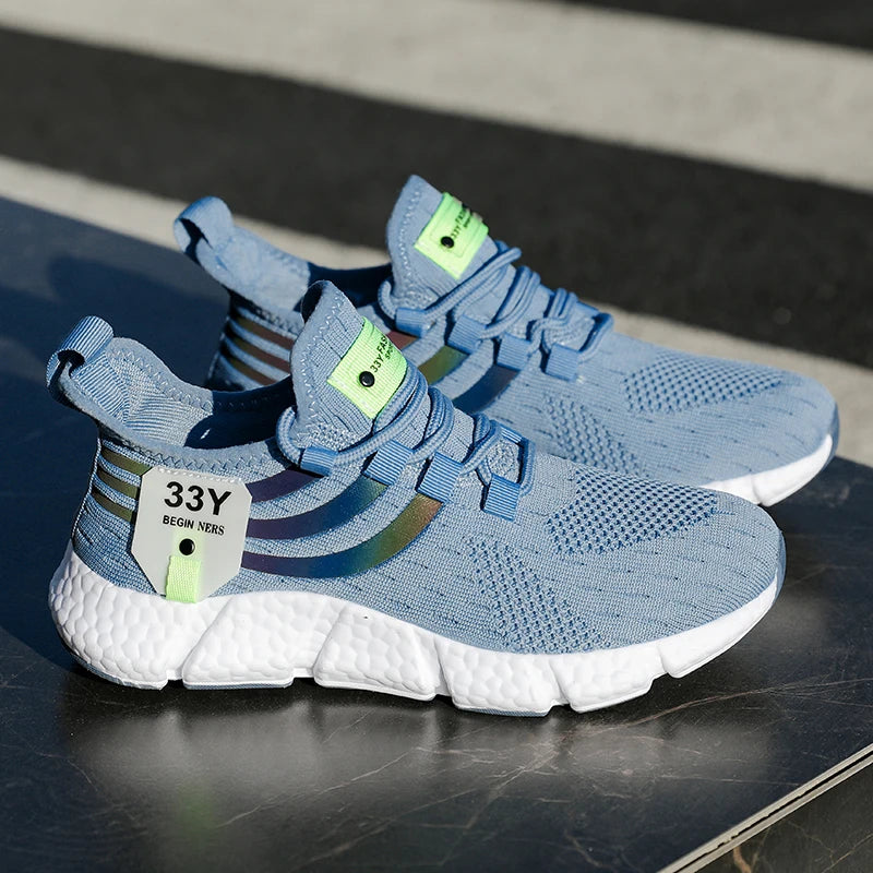 Scarpe sportive casual da uomo Sneakers leggere e traspiranti Scarpe da tennis estive da esterno da corsa Scarpe da passeggio Scarpe vulcanizzate da uomo